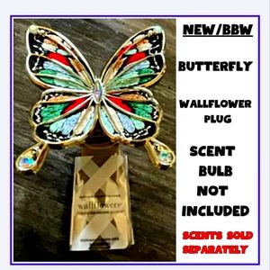 🔥NEW/BBW BUTTERFLY EMBROIDERED WALLFLOWER PLUG ONLY  (NO SCENT BULB)
